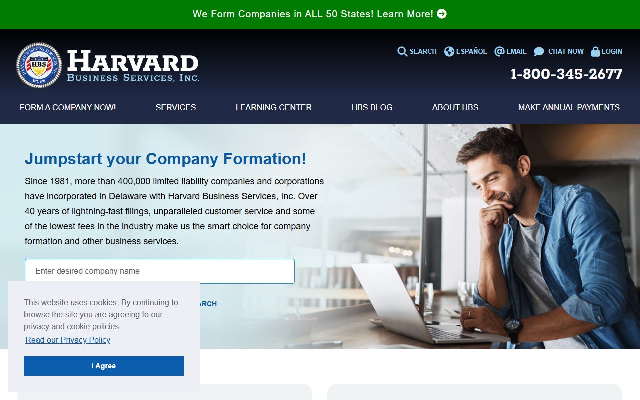 Harvard Business Services — captured 2026-04-01 from www.delawareinc.com