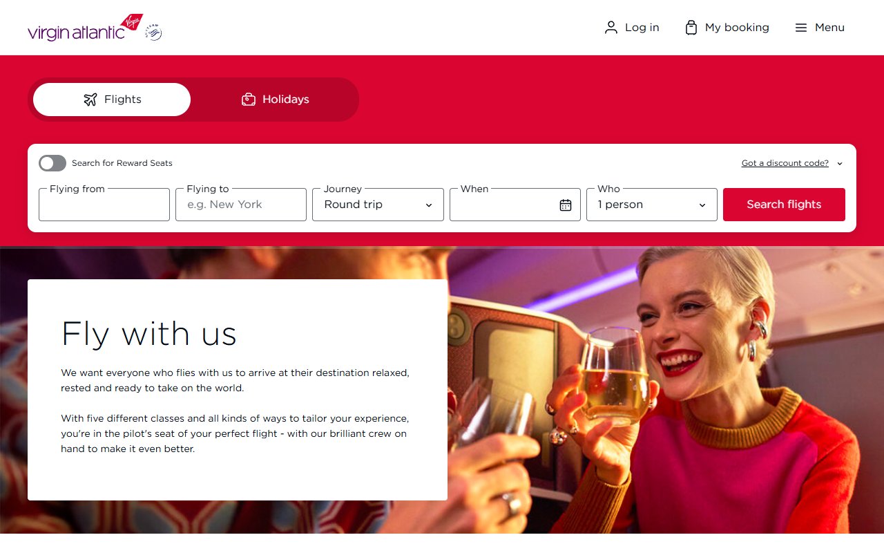 Virgin Atlantic Flying Club official site